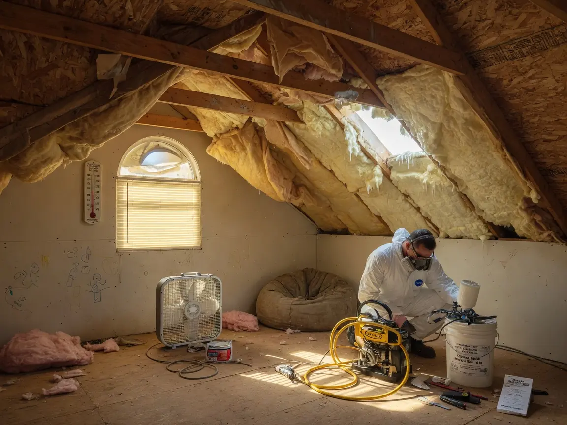 Why Your Broken Arrow Bonus Room Stays Hot and How Spray Foam Fixes It